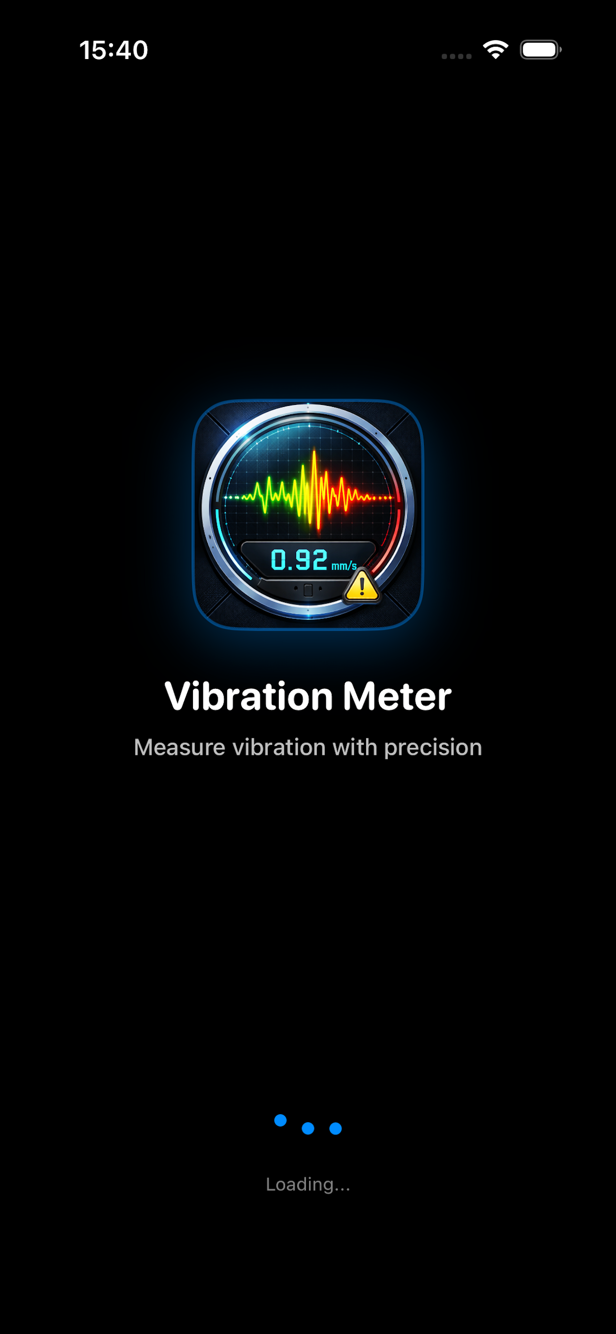 Real-time vibration display