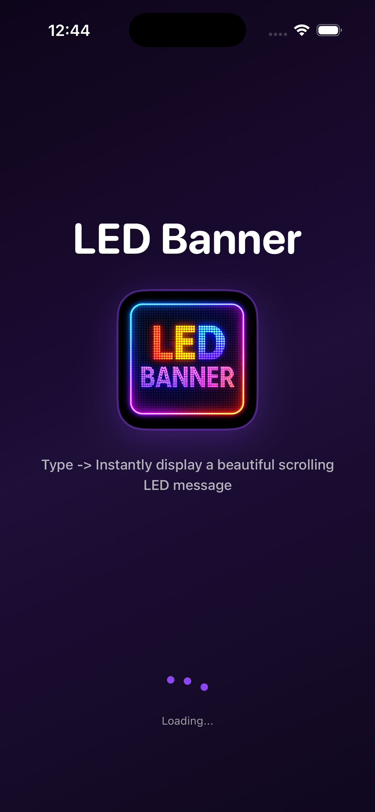 LED board look