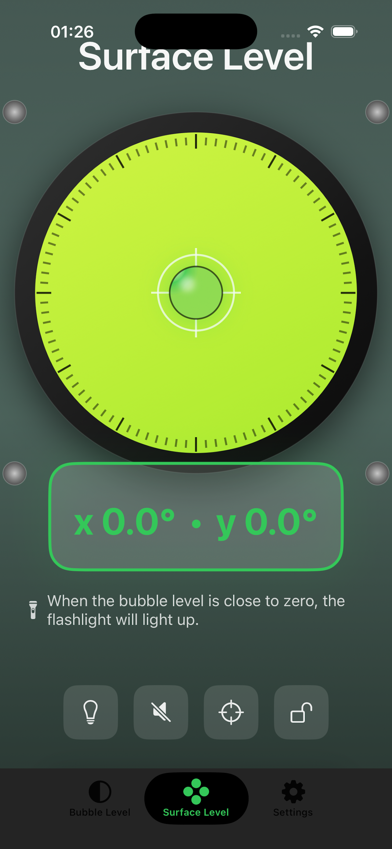 Degrees and reticle