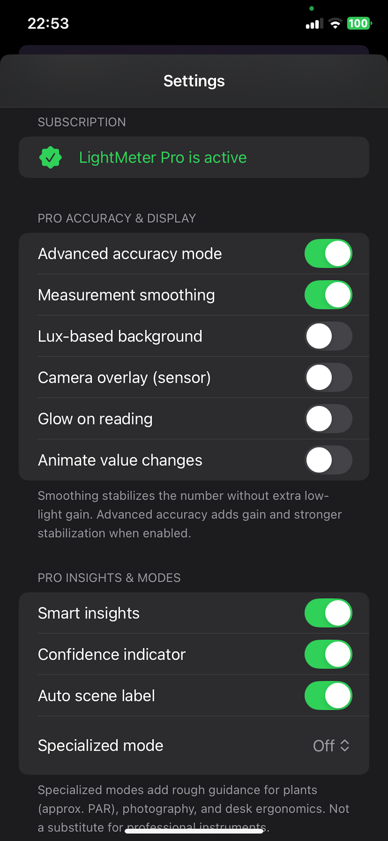 Meter interface