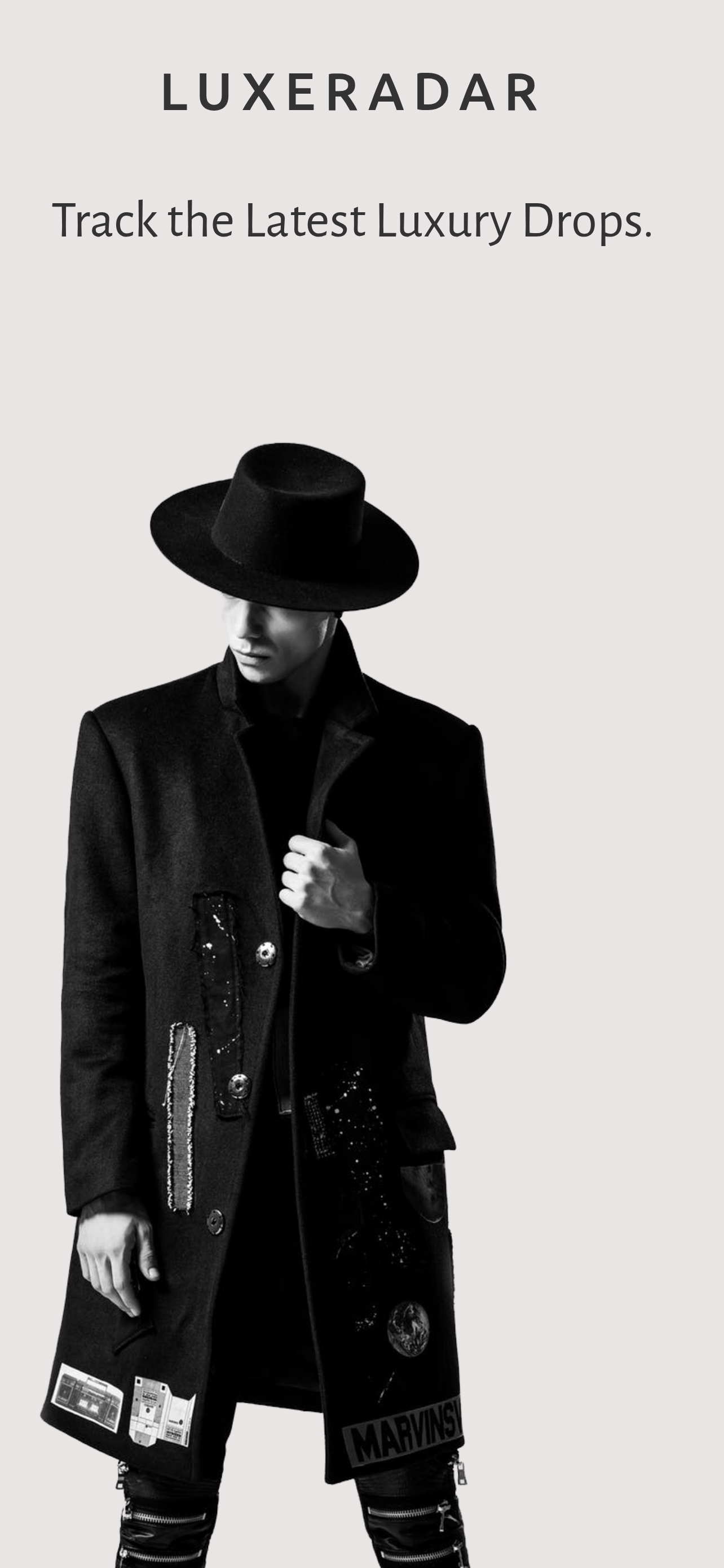 LuxeRadar luxury price tracker app