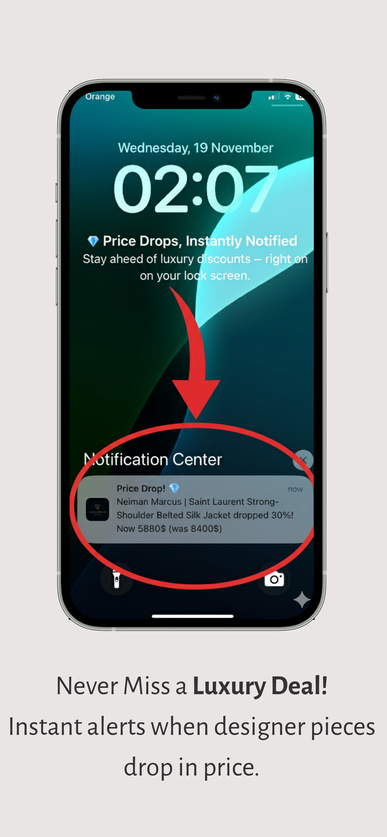 luxury price drop alerts