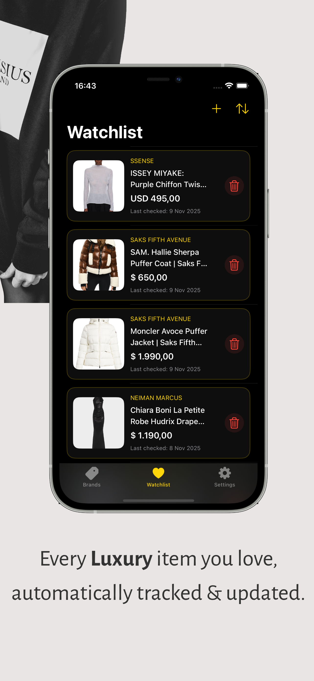 price history tracking