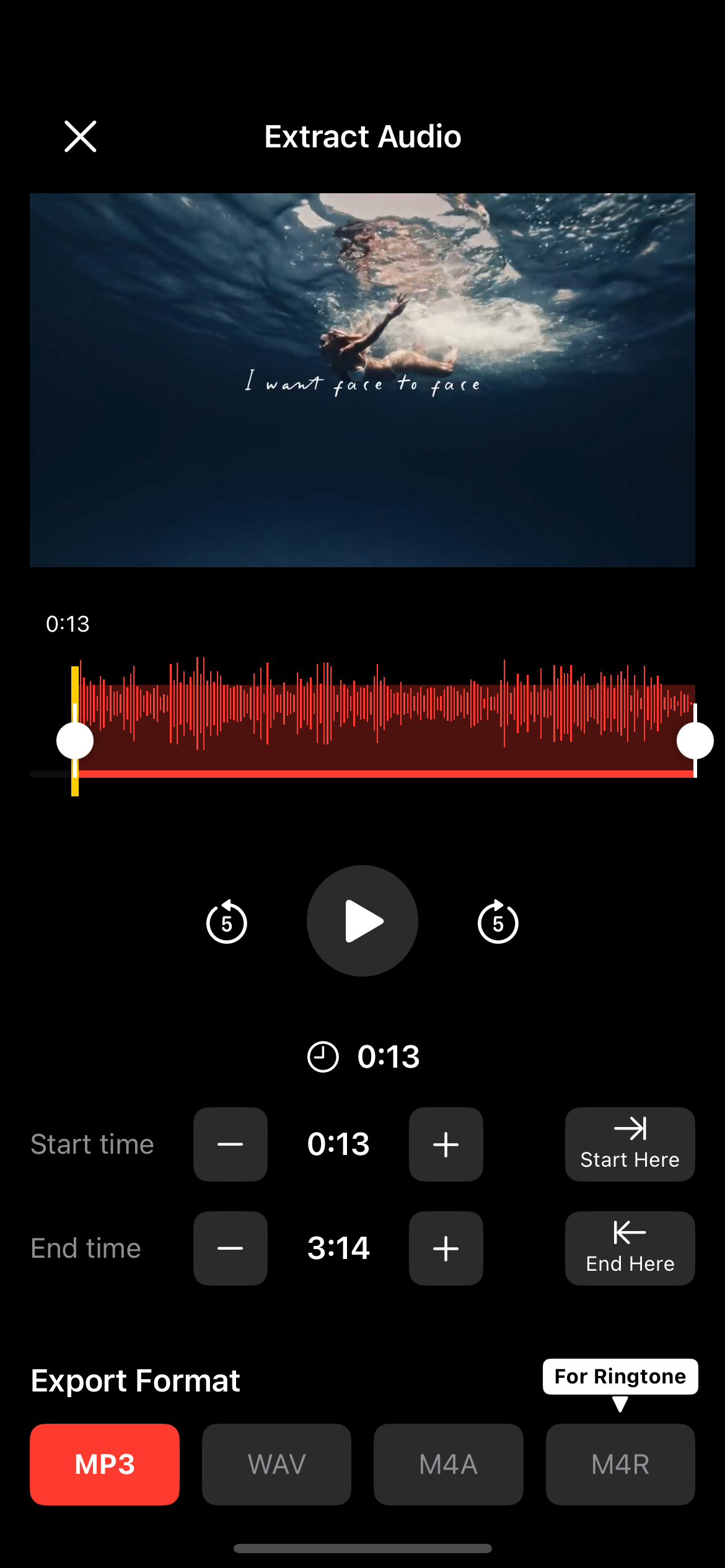 MP4 to MP3 converter