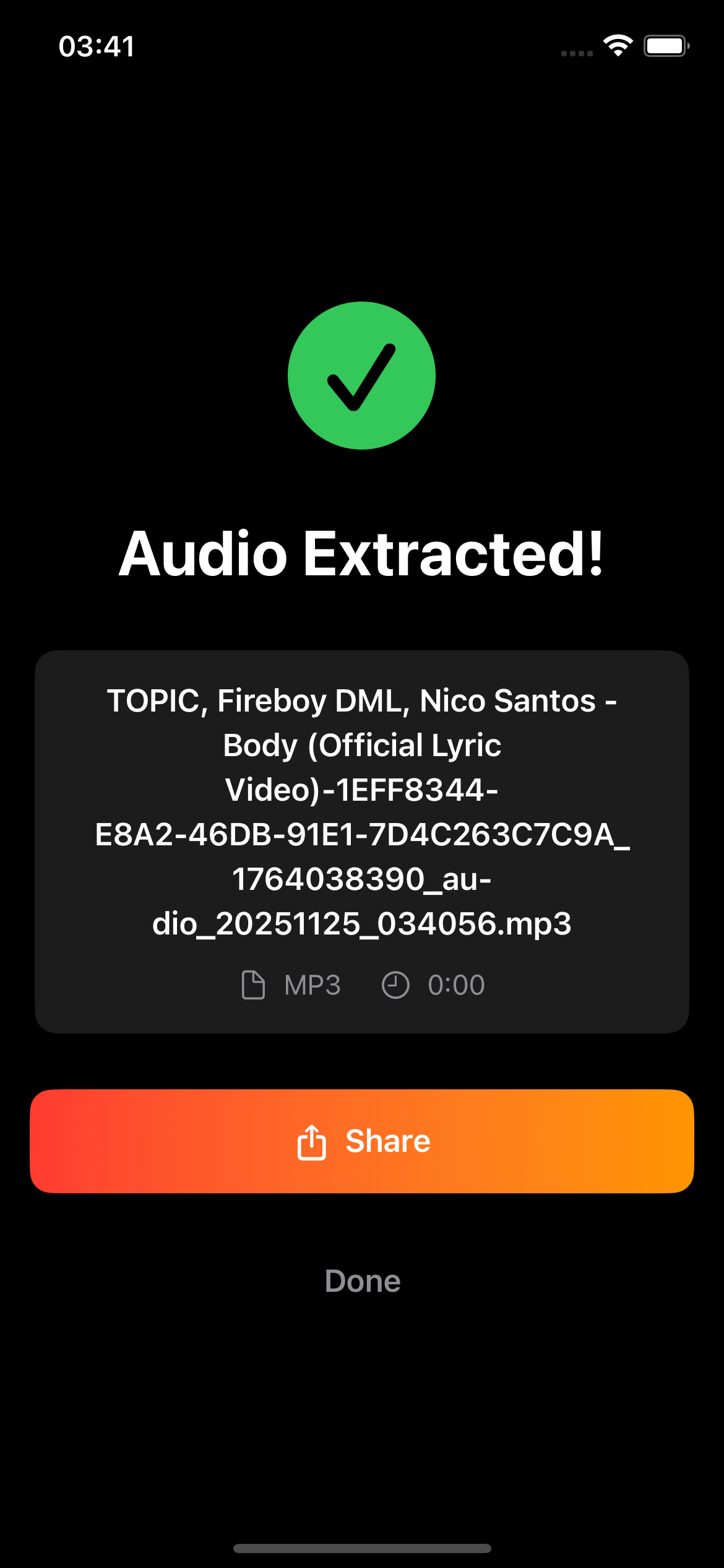 audio extraction tool