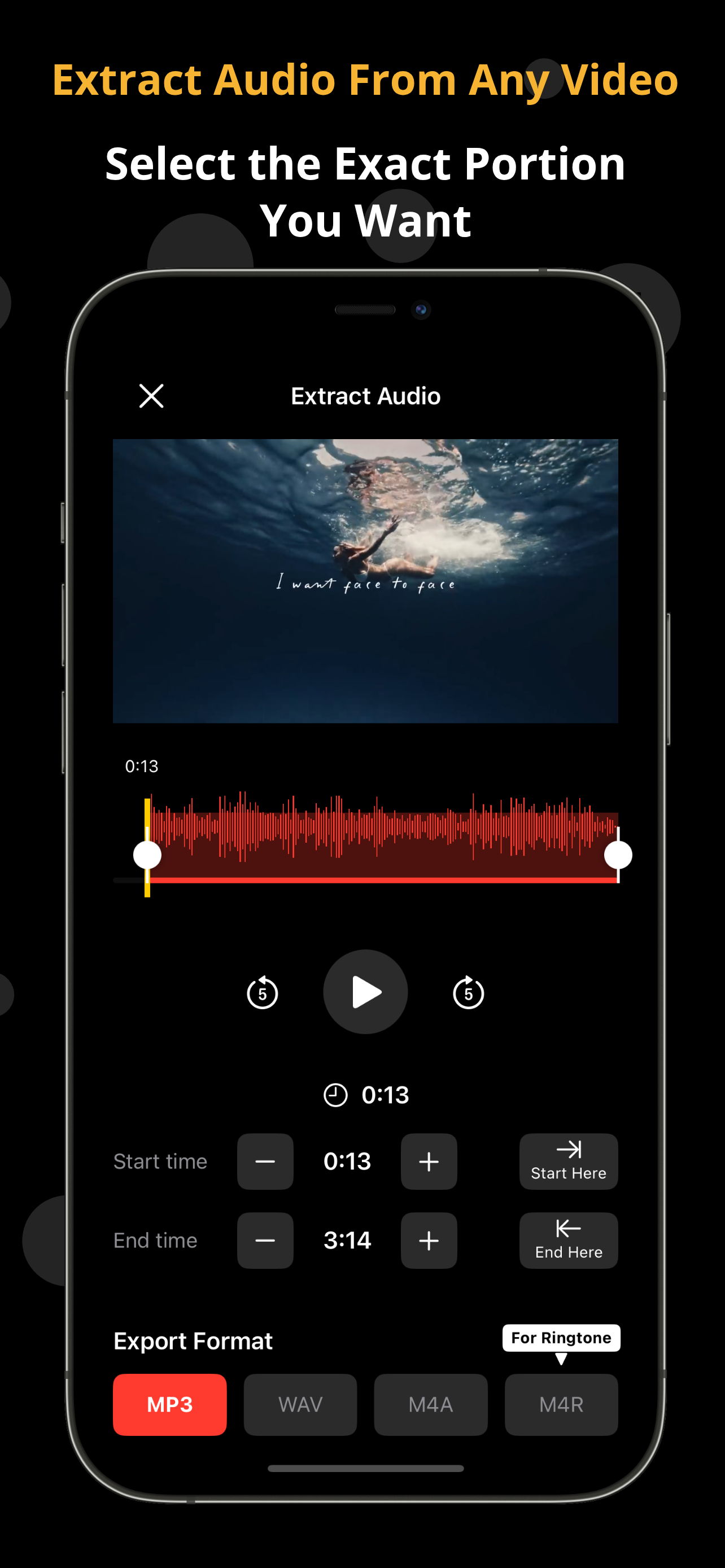 precise audio editing
