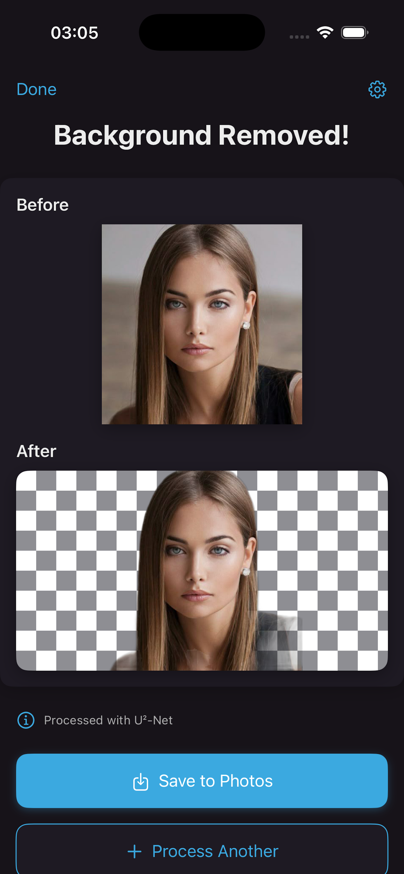 AI background removal